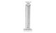 Geddes Modern Crystal Pillar Candleholder in Clear