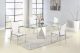 Joilet Casual Dining Room Set in Clear/Gray