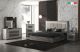Grace Modern Bedroom Set With LED in Grey