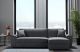 Grepno Convertible Sectional Sofa in Sofia Grey