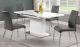 Gretna Casual Dining Room Set in Gloss White & Gray