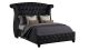 Sophia Modern Upholstered Velvet Beds in Black