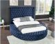 Hazel Modern Upholstered Velvet Beds in Blue