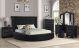 Hazel Modern Bedroom Set with Vanity in Black