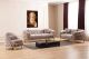 Vanessa Modern Leather Living Room Set in Taupe