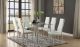 Florian 5538W Dining Room Set in White