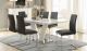 Yannis 5503 Dining Room Set in White & Grey