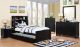 Hume Youth Transitional Bedroom Set in Black