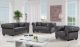 Idyll Contemporary Living Room Set in Gray