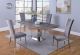 Provo Casual Dining Room Set in Marble/Grey