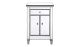 Java 3 Drawer Cabinet Table in Silver