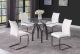 Barstow Casual Dining Room Set in Black/White