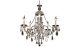 Kent Traditional 5 Lights Hanging Fixture Chandelier in Chrome Finish