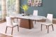 Wilmington Modern Dining Room Set in Gray/White