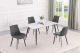 Stratford Casual Dining Room Set in White/Gray