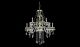 Knox Traditional 12 Lights Hanging Fixture Chandelier in Gold & Green Finish