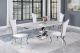 Detroit Casual Dining Room Set in White PU