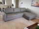 Lauren Premium Leather Sectional Sofa in Grey