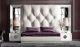 Lea Modern Bedroom Set in White & Purple