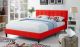Linnea Modern Bed in Atomic Red