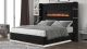 Lizelle Modern Upholstered Velvet Beds in Black
