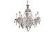Lorraine Traditional 7 Lights Hanging Fixture Chandelier in Chrome Finish