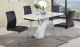 Macon Casual Dining Room Set in White & Black