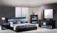 Manhattan Bedroom Set in Black High Gloss