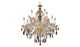 Manlius Traditional 12 Lights Hanging Fixture Chandelier in Gold Finish