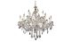 Marilla Traditional 15 Lights Hanging Fixture Chandelier in Chrome Finish