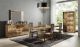 Massico Modern Dining Room Set in Brown & Beige