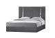 Corpus Christi Bed in Charcoal with Naples