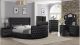 Maya Modern Bedroom Set with Vanity in Black