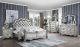 Melrose Contemporary Bedroom Set in White Gray