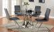 Menlo Casual Dining Room Set in Gray/Marble & Gray