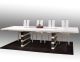 Hanalei Modern Dining Room Set in White/Gray