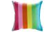 Modern Outdoor Patio Single Pillow in Rainbow