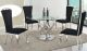Montrose Casual Dining Room Set in Clear & Black
