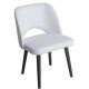 Muritz Modern Leather Dining Side Chair in White