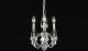 Nanticoke Traditional 3 Lights Hanging Fixture Chandelier in Pewter Finish