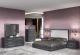 Ohio Modern Bedroom Set in Gloss Gray
