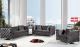 Nash Contemporary Living Room Set in Gray