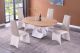 Pontefract Casual Dining Room Set in Wooden/Khaki