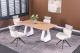 Newbury Casual Dining Room Set in Wooden/Taupe