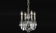 Pinckney Traditional 4 Lights Hanging Fixture Chandelier in Pewter Finish