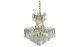 Potter Transitional 8 Lights Hanging Fixture Chandelier in Chrome Finish