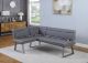 Taula Contemporary Tufted Reversible Nook in Gray