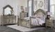 Riverside Traditional Bedroom Set in Platinum Gold