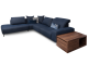 Romano Modern Sectional Sofa in Navy