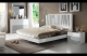 Ronda Modern Dali Bedroom Set in White/Light Gray